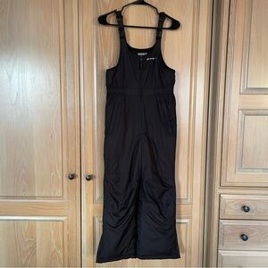 Kids Black Snow Bibs/Overalls-Eddie Bauer